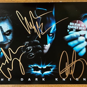 The Dark Knight cast signed autographed 8x12 inch photo + COA