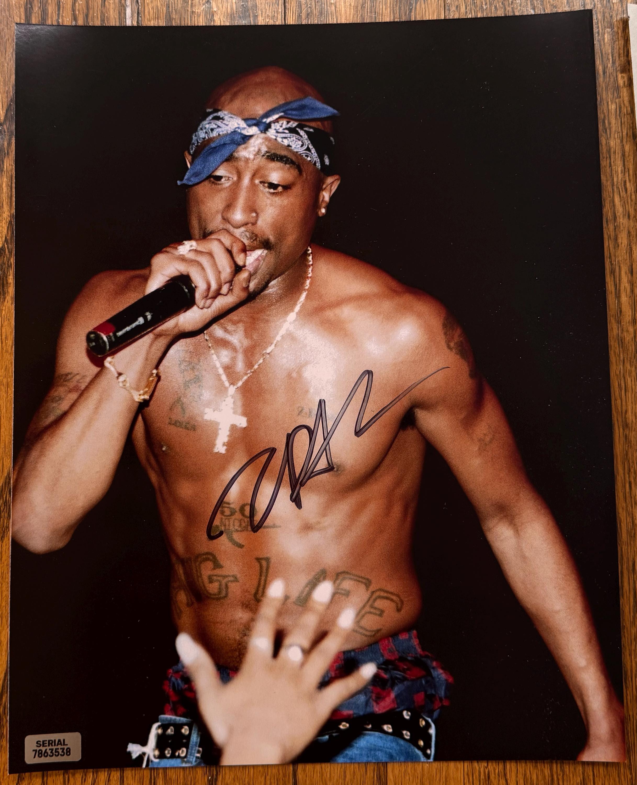 2pac Tupac Shakur Signed Autographed 8x10 Inch Photo + COA - Etsy
