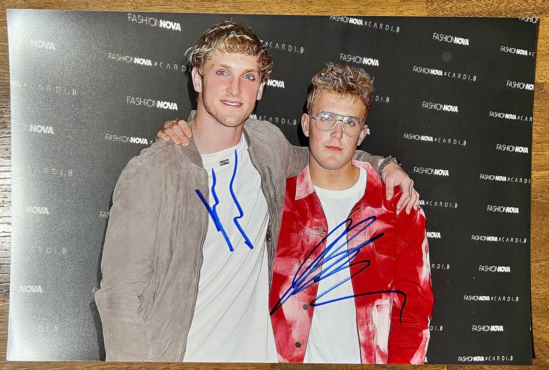 ジェイク・ポール直筆サイン入り2Lサイズ写真…Jake  Paul、 Jake Paul Boxing A4 Boxing Gift Signed Autograph Photo