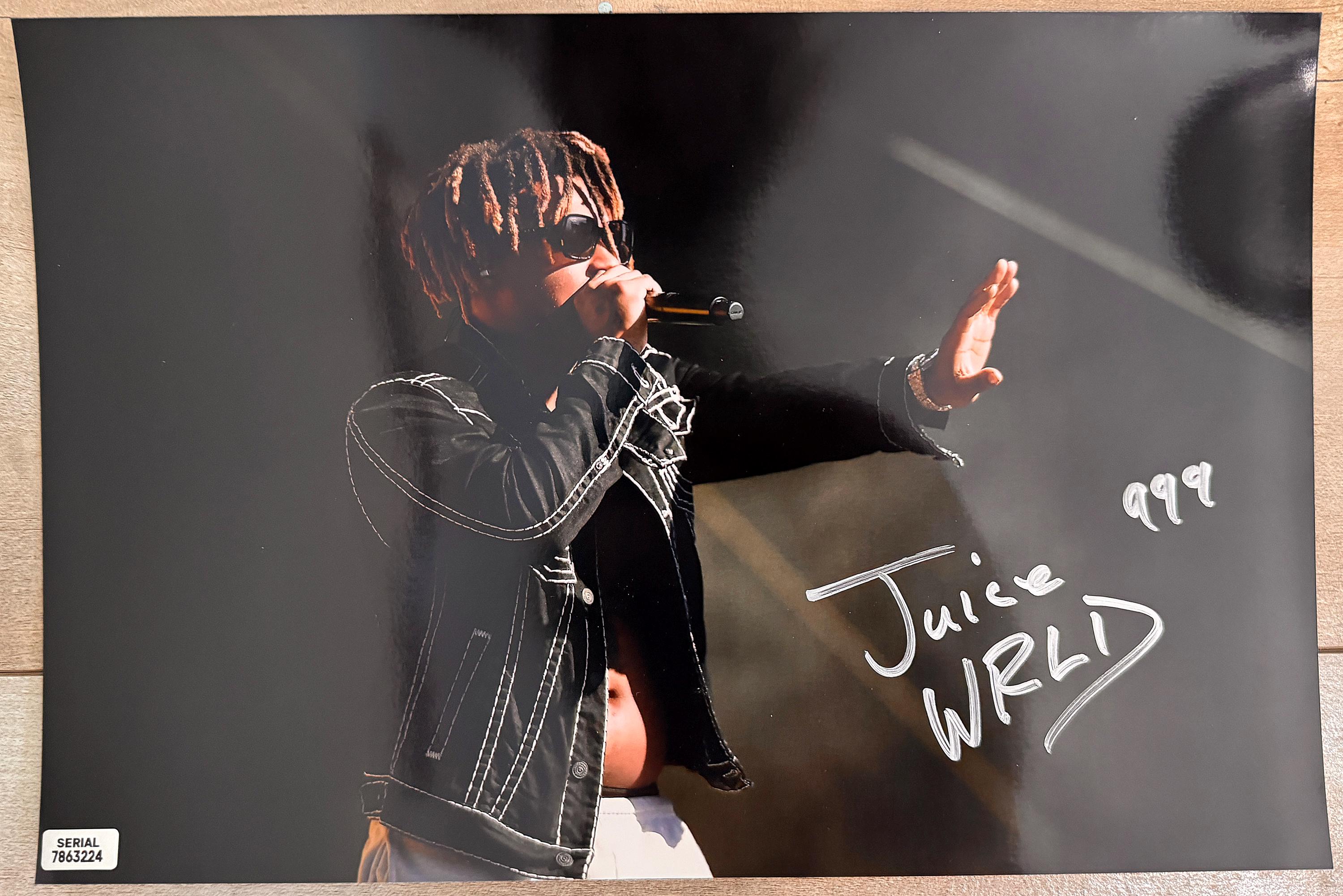 Juice Wrld Autographed Signed Inscribed 