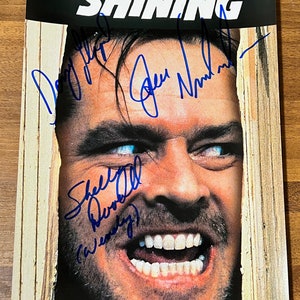 The Shining cast signed autographed 8x12 inch photo + COA
