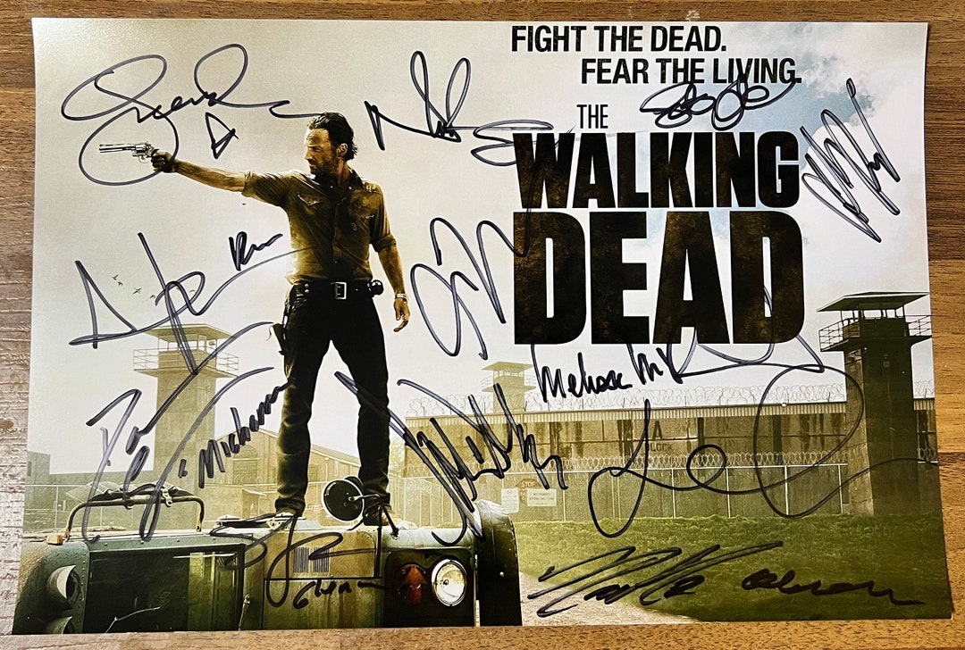The Walking Dead Cast Signed Autographed 8x12 Inch Photo COA Etsy