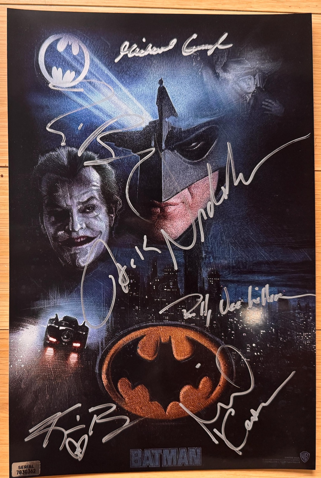 Batman 1989 Full Cast Signed Autographed 8x12 Inch Photo + COA - Etsy