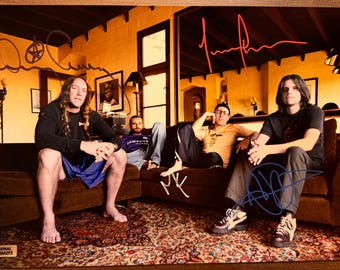 Tool Complete Full Band Signed Autographed 8x12 Inch Photo + COA