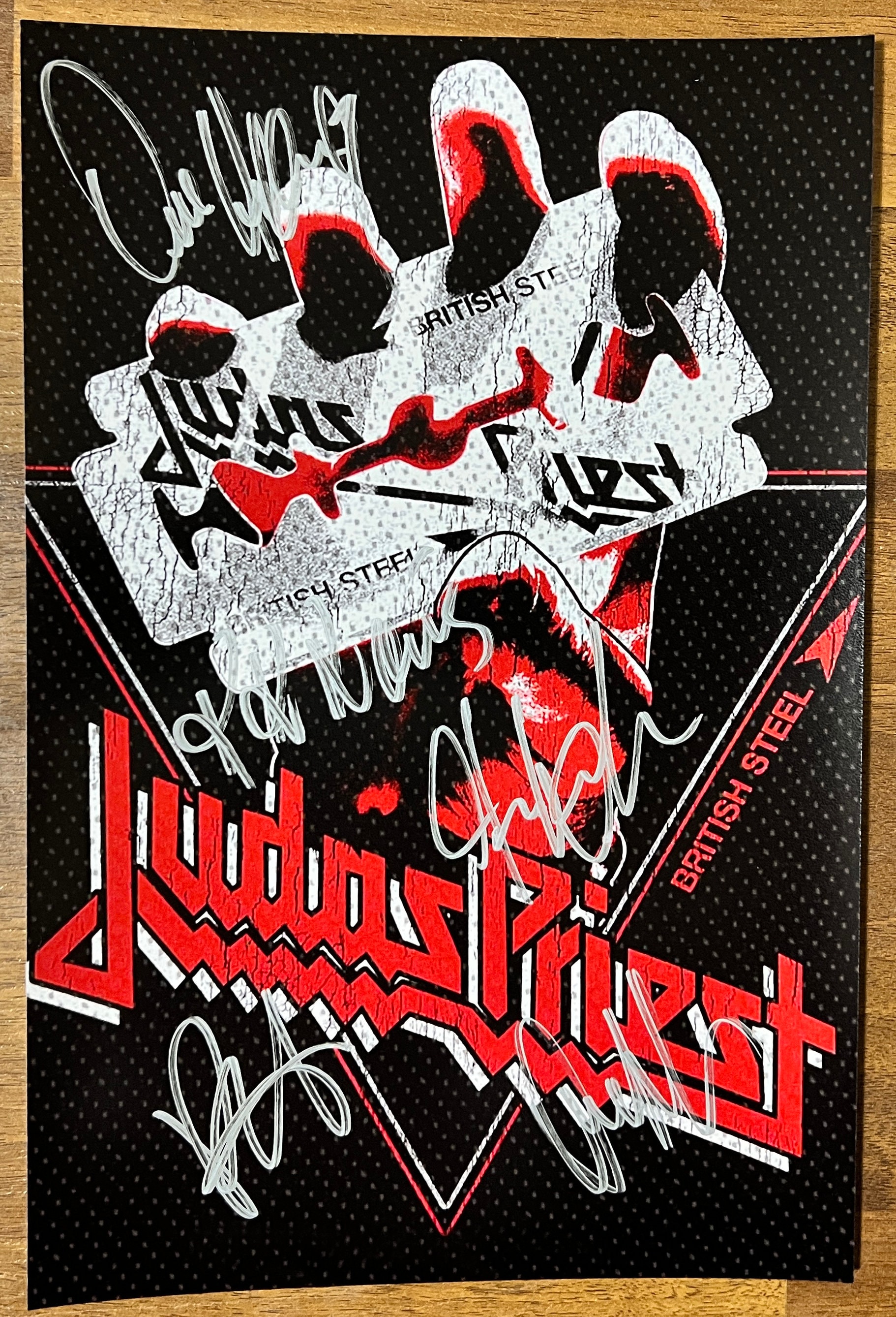 志*庵様 Judas Priest サイン入りリトグラフ　フレーム付き 志*庵様 Judas Priest サイン入りリトグラフ フレーム付き 志*庵
