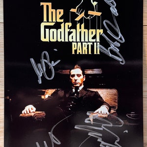 The Godfather Part II Full Cast Signed Autographed 8x12 Inch Photo + COA 2