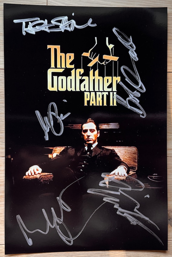 The Godfather Part II Full Cast Signed Autographed 8x12 Inch