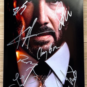 John Wick Chapter 4 cast signed 8x12 inch photo + COA