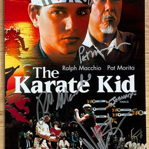 The Karate Kid cast signed autographed 8x12 inch photo + COA