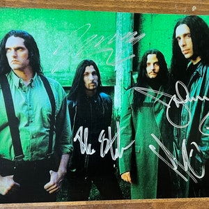 Type O Negative full band signed autographed 8x12 inch photo + COA