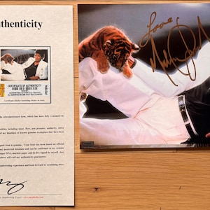Michael Jackson signed autographed 8x12 inch photo + COA