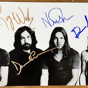 Pink Floyd full band signed autographed 8x12 inch photo + COA