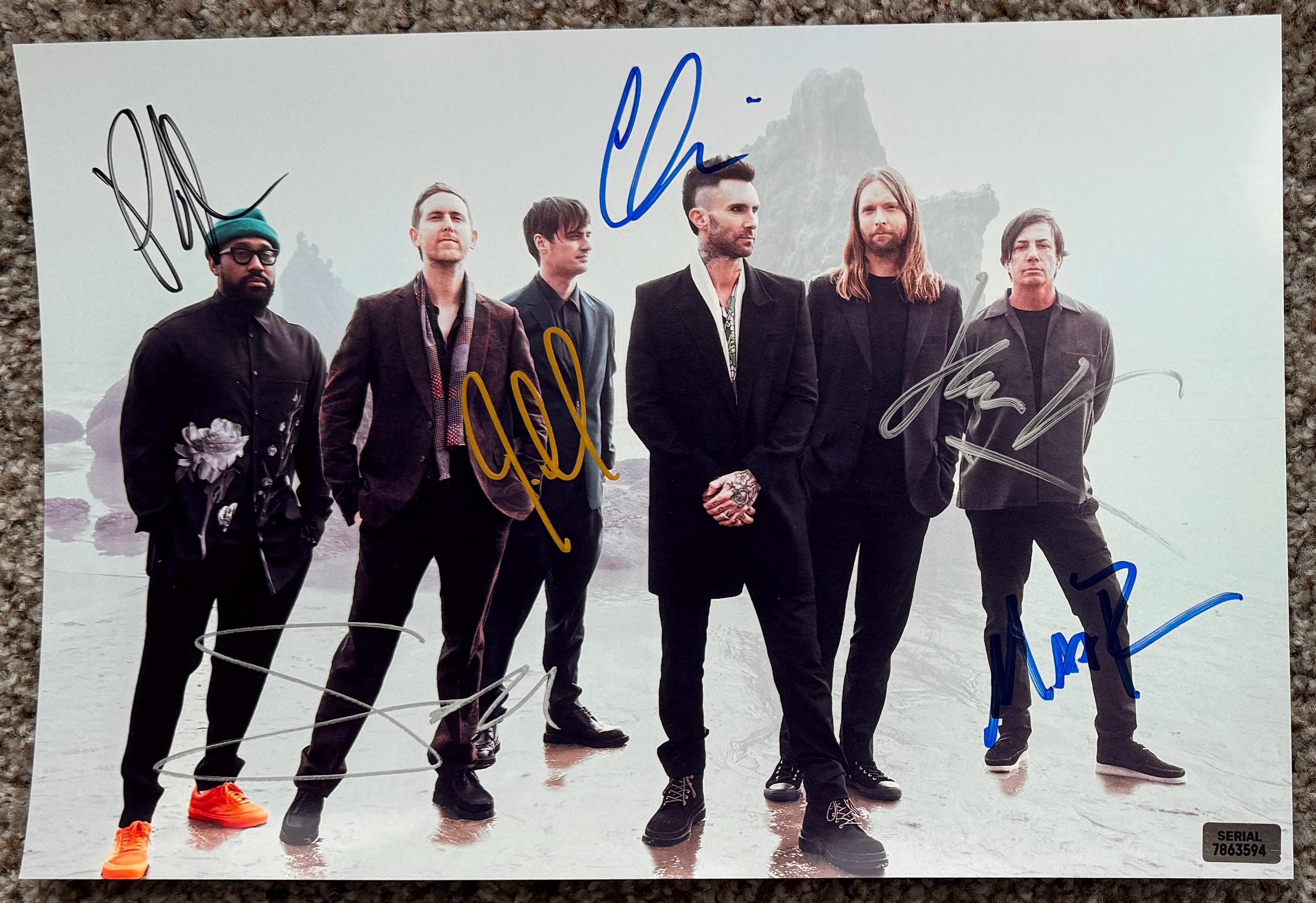 Maroon 5 Signed - Etsy