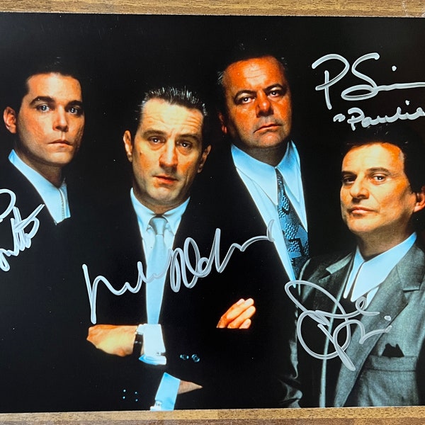 Goodfellas cast signed autographed 8x12 inch photo + COA