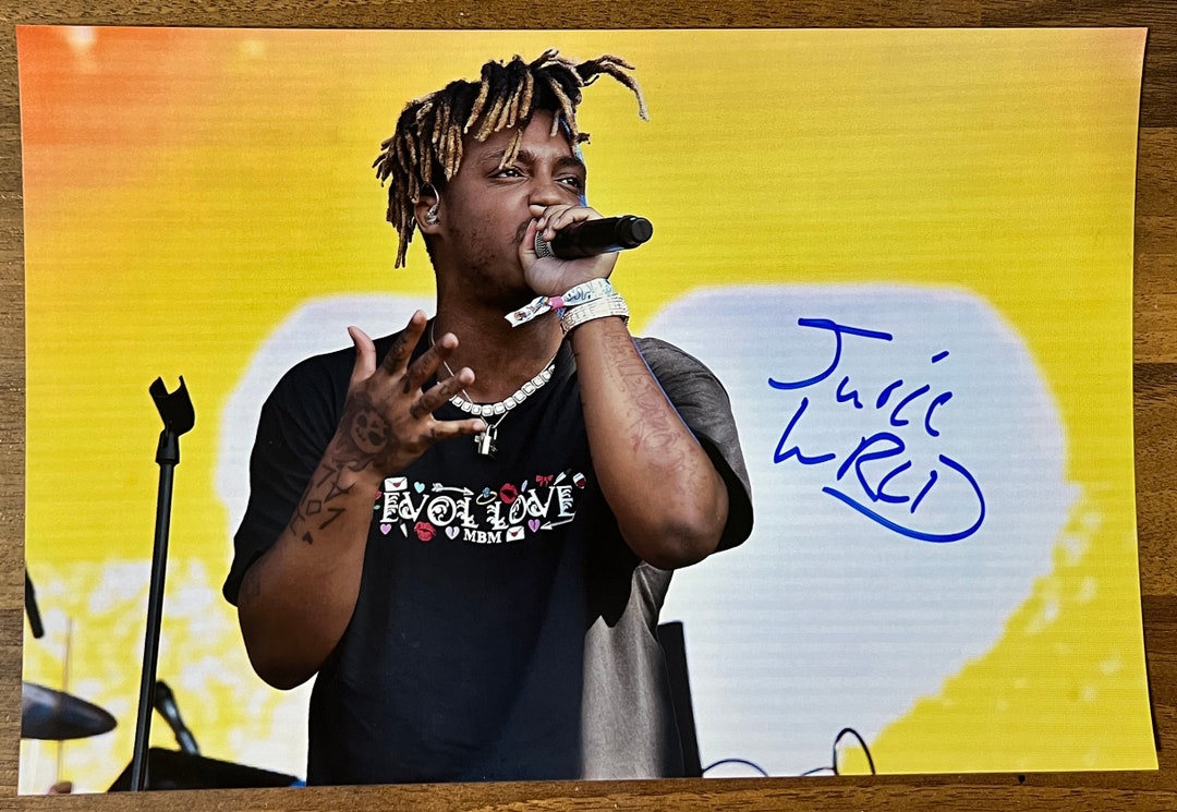 Juice Wrld Signed Autographed 8x12 Inch Photo COA Etsy