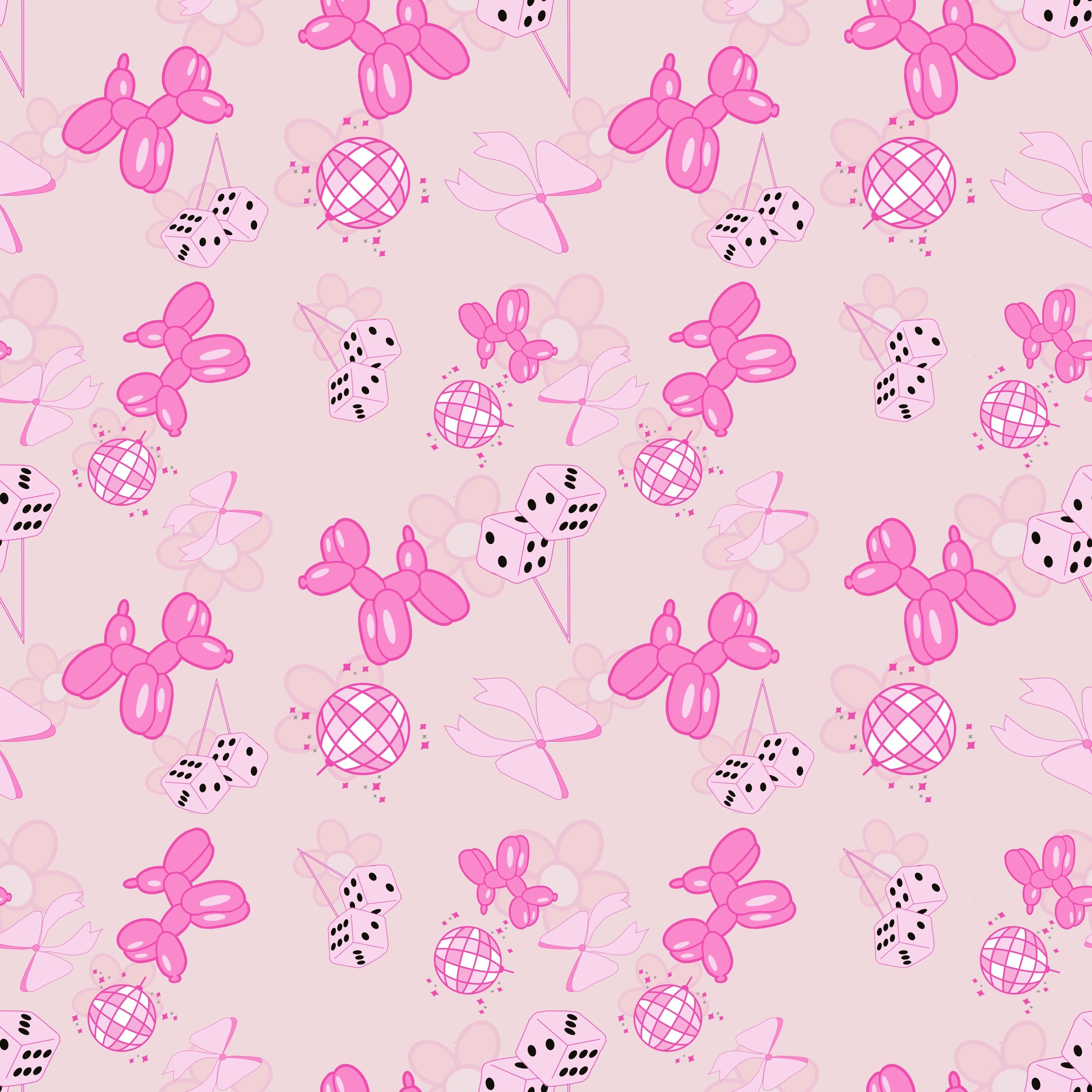Pink Concert Pattern Disco Pink Seamless Pattern DIGITAL File 300 DPI Hand Drawn - Etsy