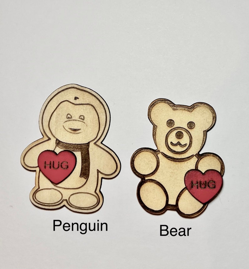 Pocket Hug Animals Pocket Hug Card Pocket Hug Token Pocket Hug Etsy