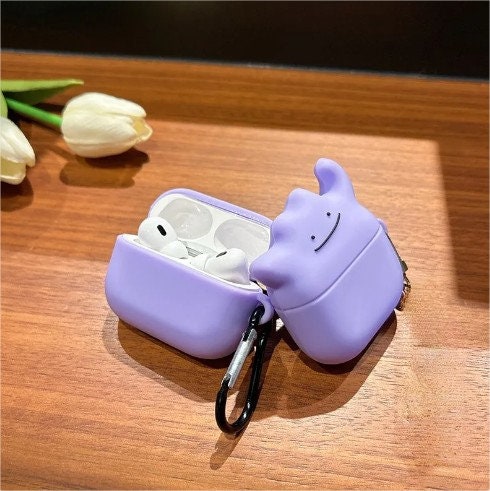 Pokemon Ditto Case For Apple Airpods 1 2 3 Airpod Pro Wireless Earphone  Bluetooth Headset Cover With Lanyard Earphone Box Gifts - 3d Lamp Anime  Figure/ornaments Figure - AliExpress