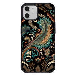 Abstract Design iPhone 12 Case - Graphic Phone Case for iPhone 12 - Bright iPhone 12 Case