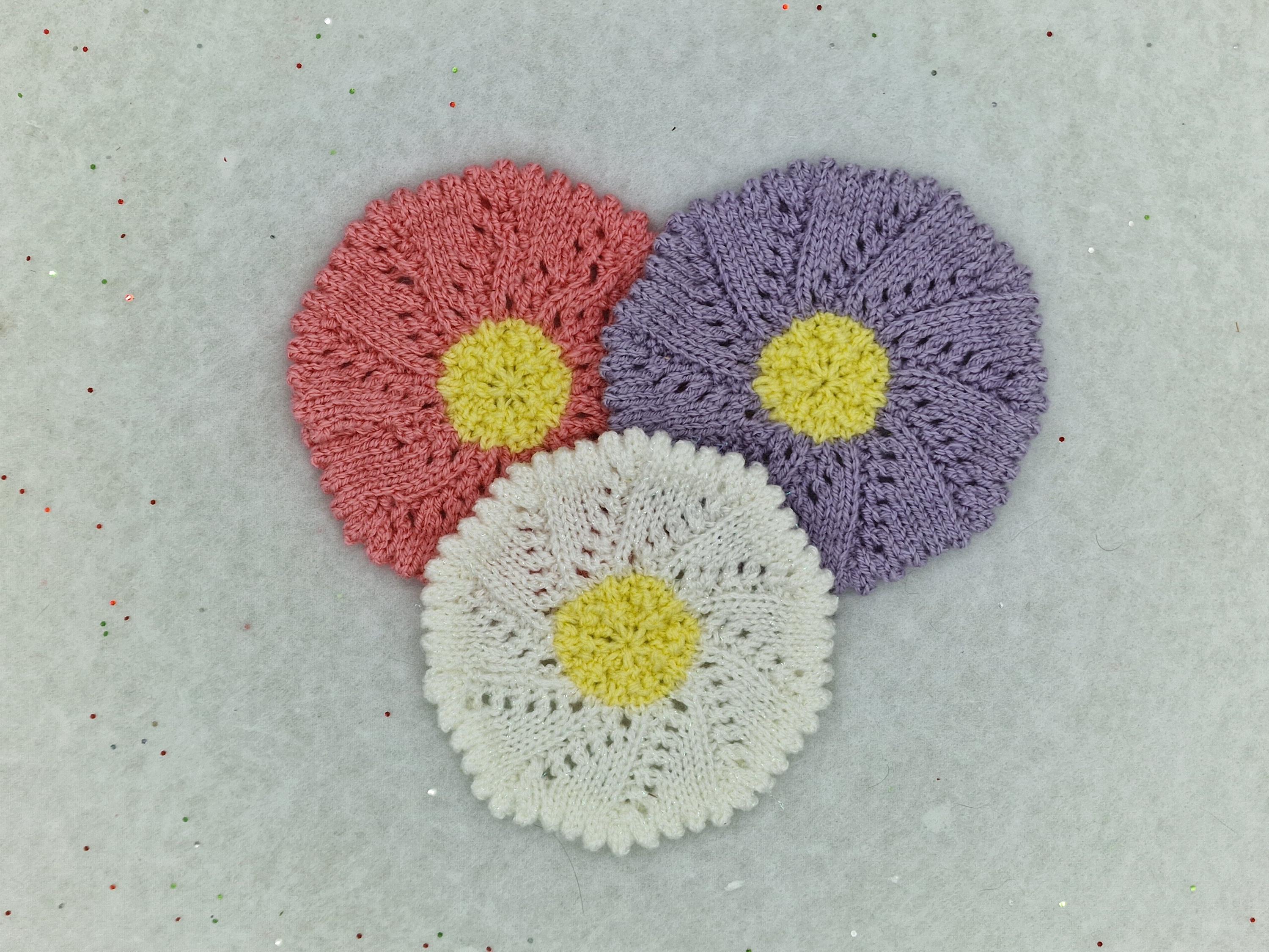 Pretty Knitting Pattern PDF Pretty Knitting Pattern DK Coasters Coffee Tea Gift Set Charity ...