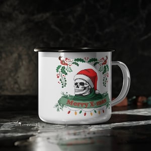 Skeleton Christmas - Spooky Holiday Mug