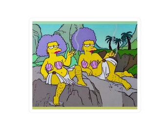 Funny Simpsons Stickers - Kiss-Cut Vinyl Decals