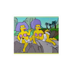 Funny Simpsons Stickers - Kiss-Cut Vinyl Decals