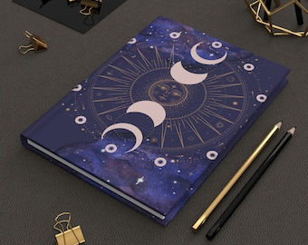 Mondphasen Astrologie - Hardcover Dream Journal Matte