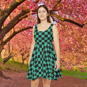 Tanjiro, Demon Slayer, Anime Women&#39;s Skater Dress