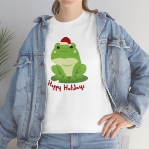 Hoppy Holidays - Frog Lover Christmas Shirt