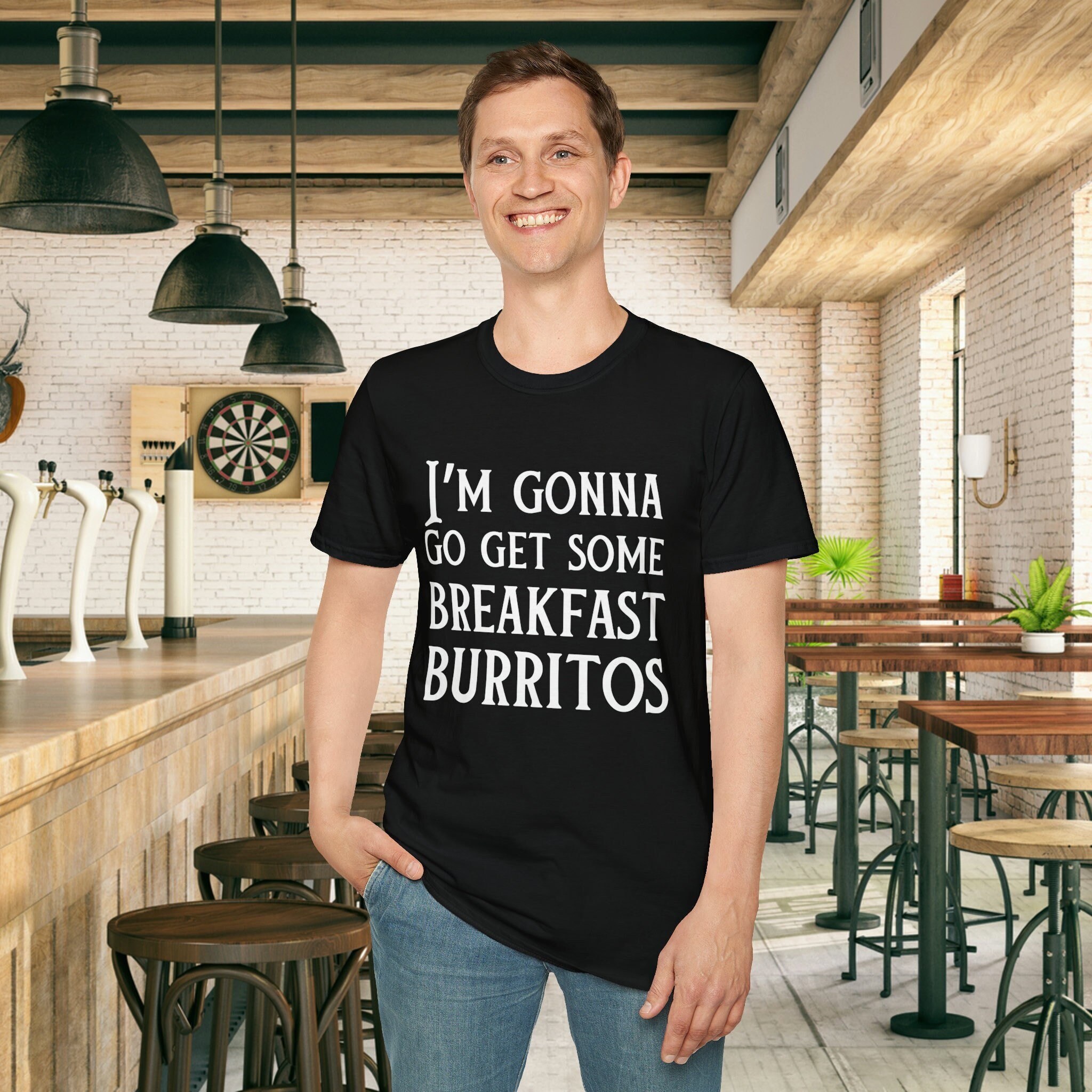 Simple Cheesy Breakfast Burritos • Simple Gray T-Shirt