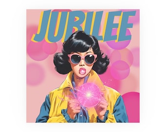 Bubblegum Jubilee - X-men Fanart, Vintage Art Poster, Vintage Style Wall Art, Satin and Archival Matte Posters