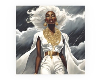 Póster de Storm de X-Men (fan art) – Arte de pared de estilo vintage