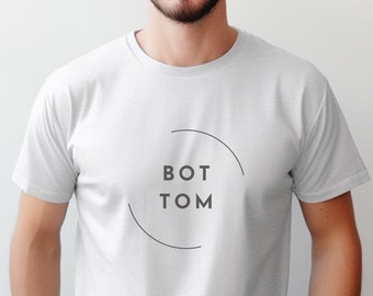 Bottom Minimalistic Circle classic fit unisex t-shirt, Kink, Kinky, BDSM tshirt, Fetish, Kinkster Merch, gift for submissive, sub, Top