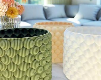 3D printed vase Bubbles – modern decoration, customizable
