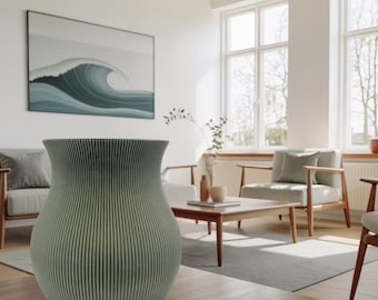 3D-geprinte Wave-vaas – moderne decoratie, aanpasbaar