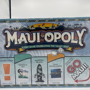 Maui Opoly Board Game, Hawaii