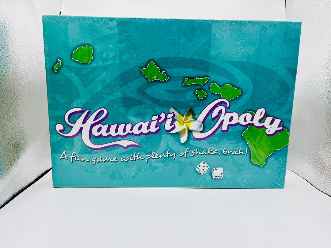 Hawai'i Opoly Board Game, Hawaii Etsy