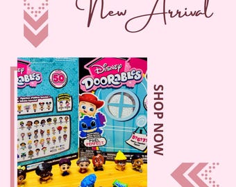 Disney Doorables Serie 12, Pixel Perfect, Figuras coleccionables