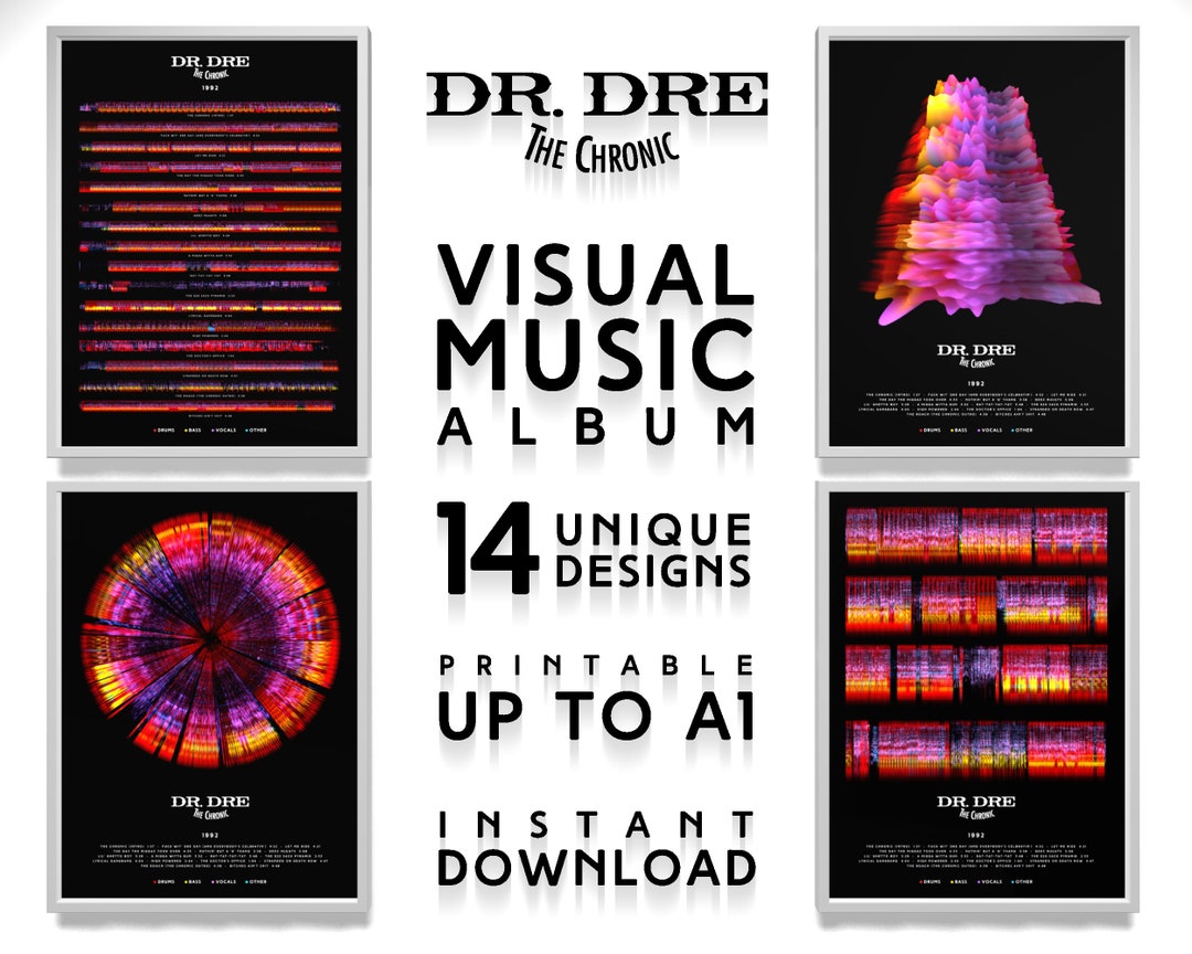 Dr. Dre the Chronic Visual Music Album 14 Unique Designs - Etsy