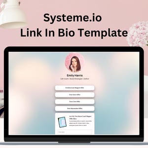 Link In Bio Systeme.io By Generational Luxury • Leads Magnet • Sales Funnel • Lady Link Bio Systeme.io • Online Business Growth