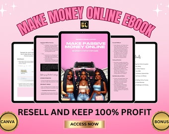 Make Money Online Ebook: Passive Income Roadmap (Canva Template)