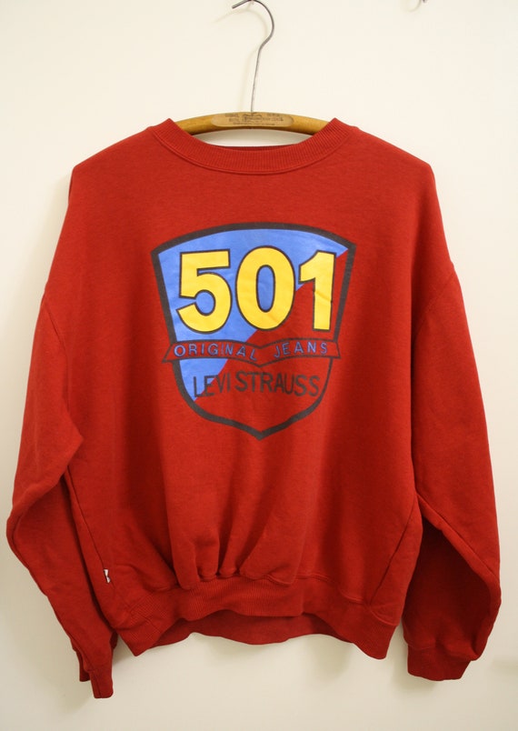 80s Vintage Levi's 501 Sweatshirt (Late 80s) - image 4