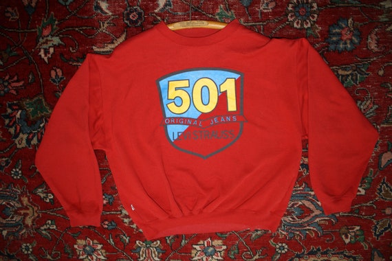 80s Vintage Levi's 501 Sweatshirt (Late 80s) - image 1