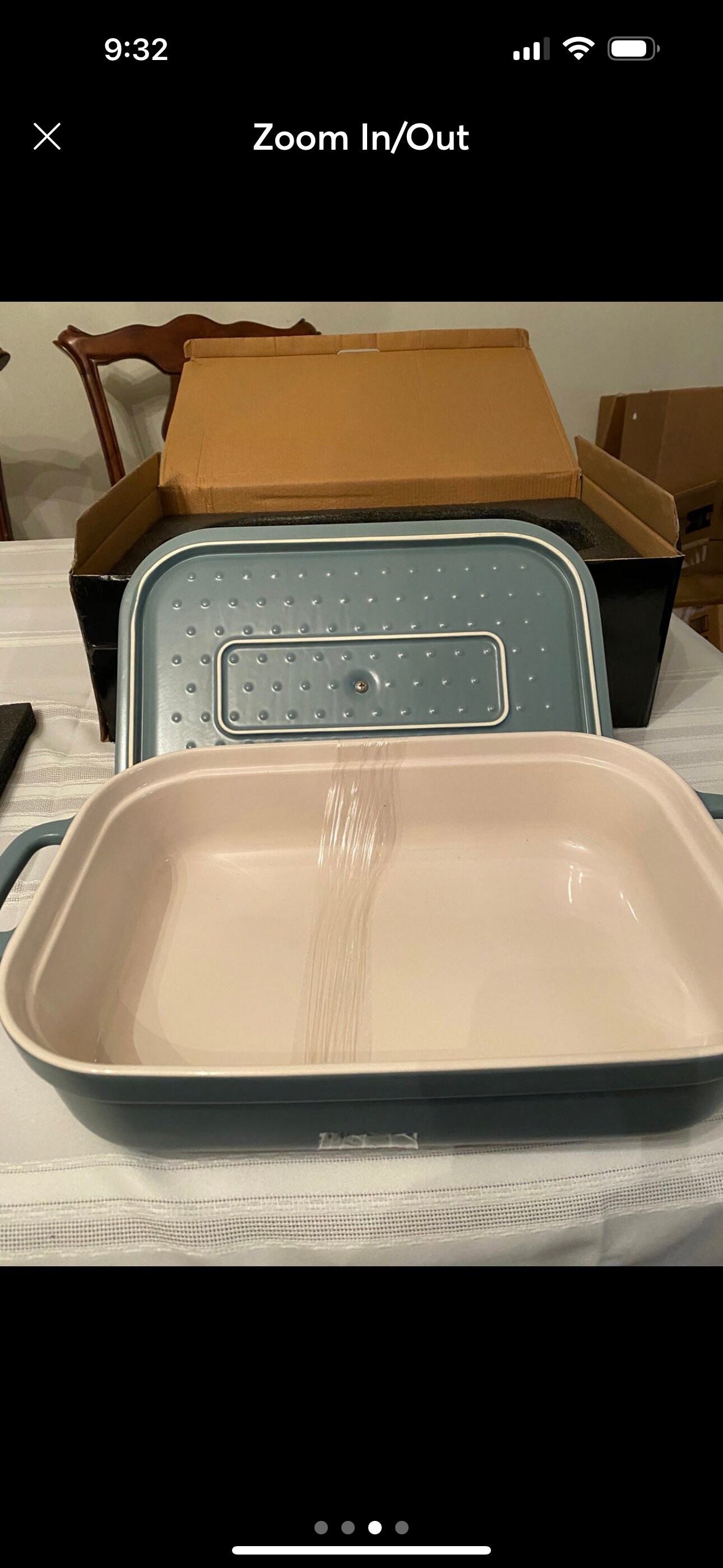 NIB Cast Iron Enamel Lasagna Pan With Lid unknown Brand Etsy UK