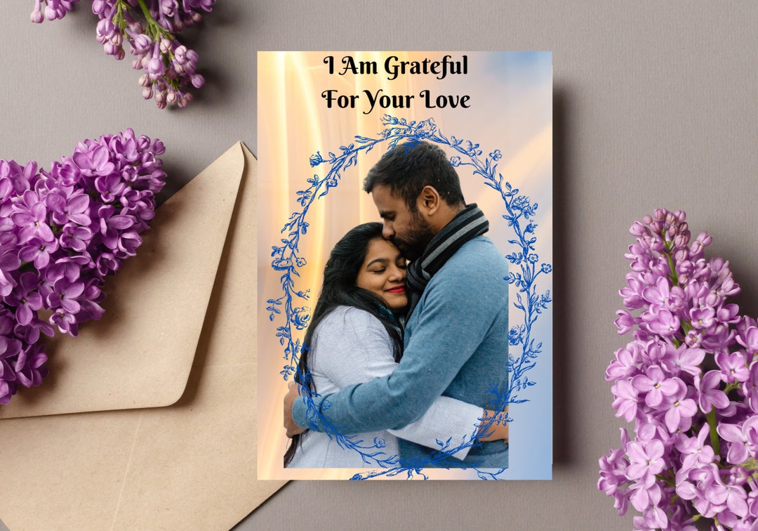 Grateful for Your Love Digital Downloadable Anniversary Card for ...