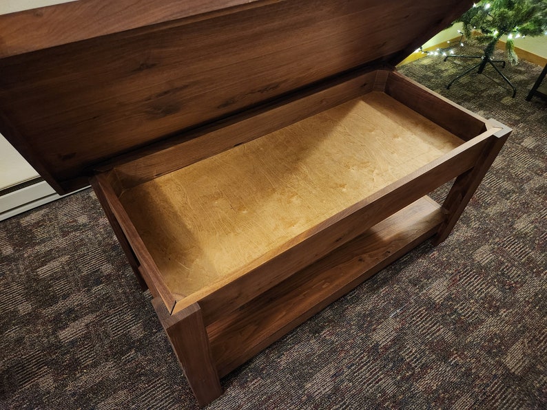 DIY Coffee Table With Hidden Storage Woodworking Project Build