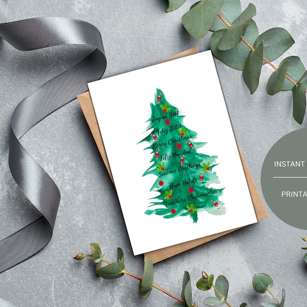 Merry Christmas Different Languages - Etsy
