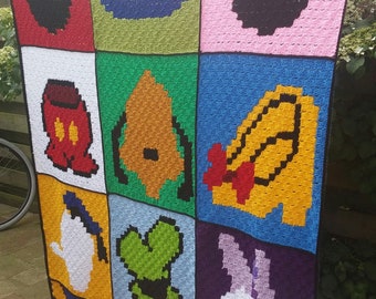 Mickey and Friends Crochet Blanket