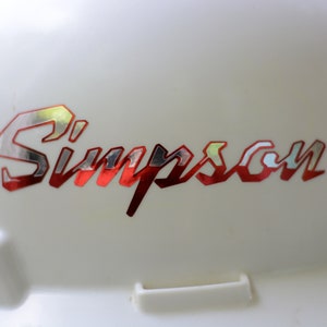 Name Hardhat Metallic Aufkleber Aufkleber